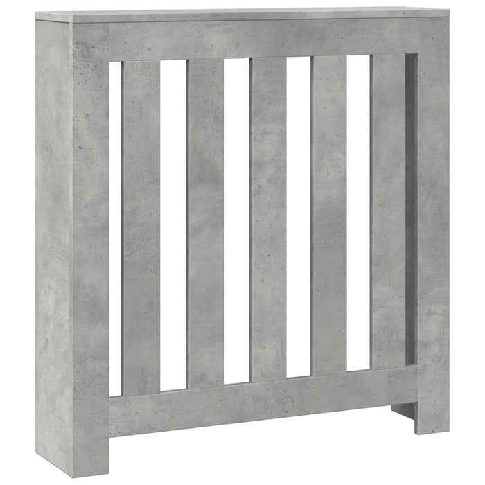 Radiatordeksel betonggrå 78x20x82 cm konstruert tre