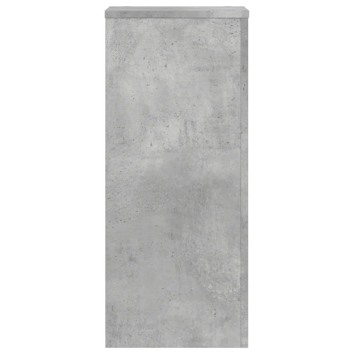 Plantestativer 2 stk betonggrå 30x30x70 cm konstruert tre