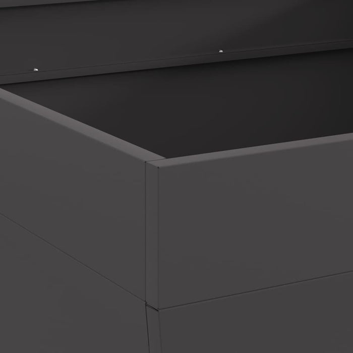 Bålplass Svart 80 x 80 x 43 cm Kaldvalsestål