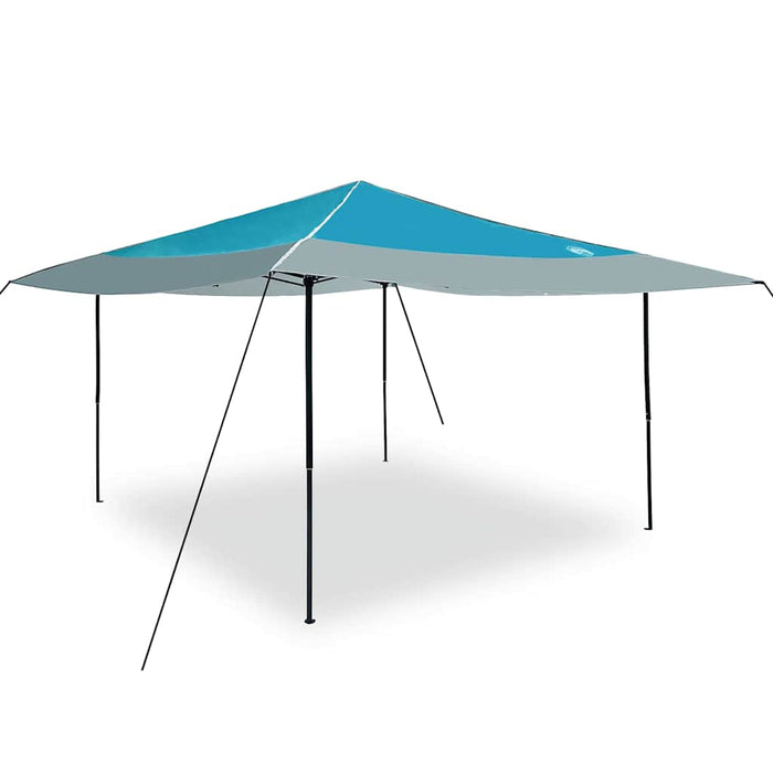 Canopy telt Blå 400 x 400 x 227 / 236 / 245 cm Oxford-stoff