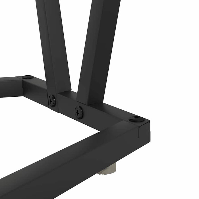 Kaffebord Sonoma eik 80 x 40 x 40.5 cm Ingeniørtre og metall