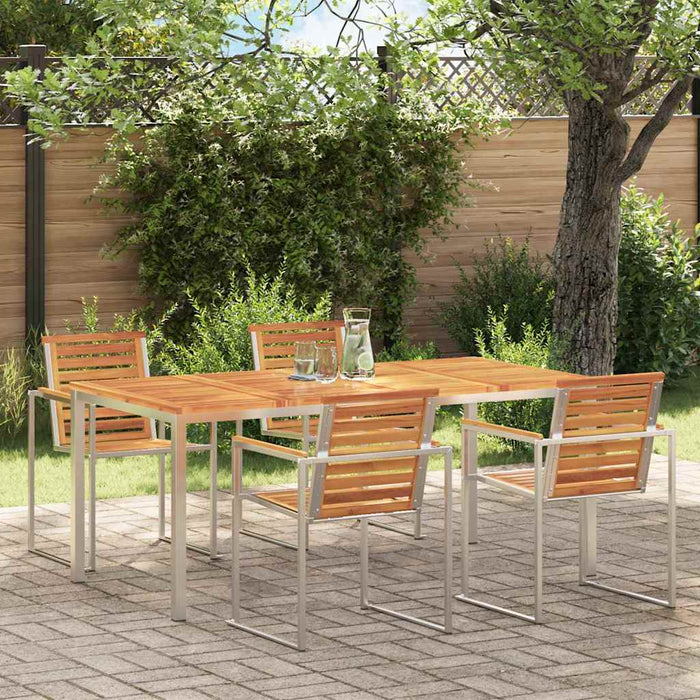 Utemøbler spisebord 180x90x75 cm Solid Akasietre