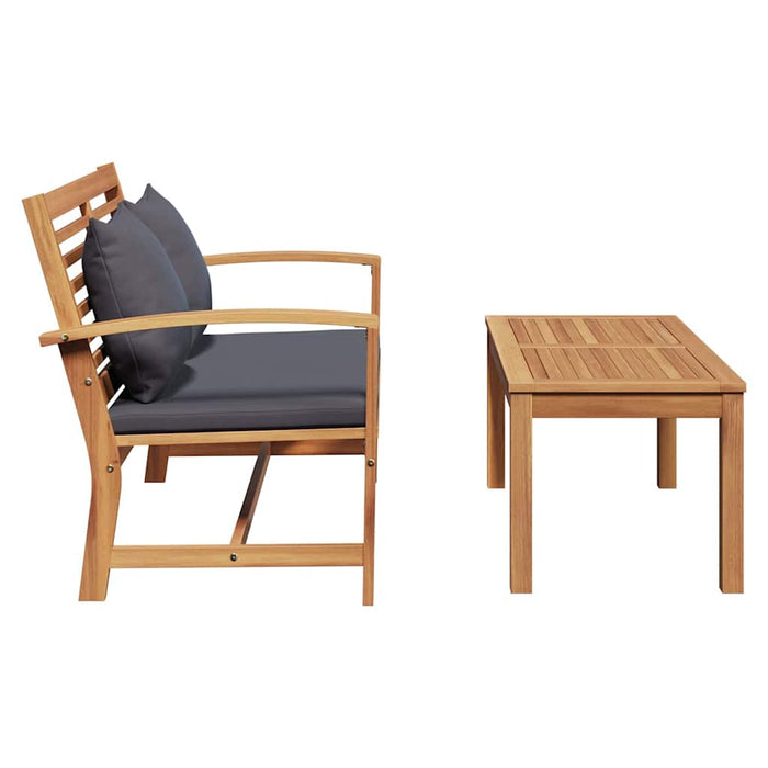 Hagebenk Naturlig 110 x 64 x 76.5 cm Heltre teak