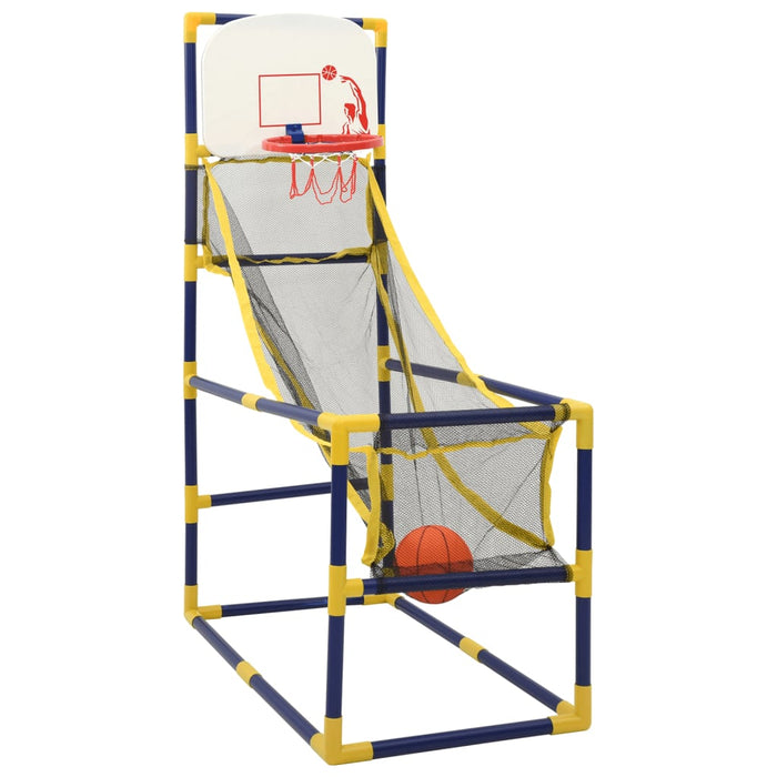 Basketballmaskin med ball og pumpe 45x86x127 cm