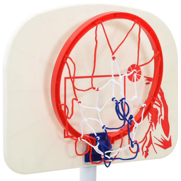 Sett med fotball og basketball med baller for barn 98x50x70 cm