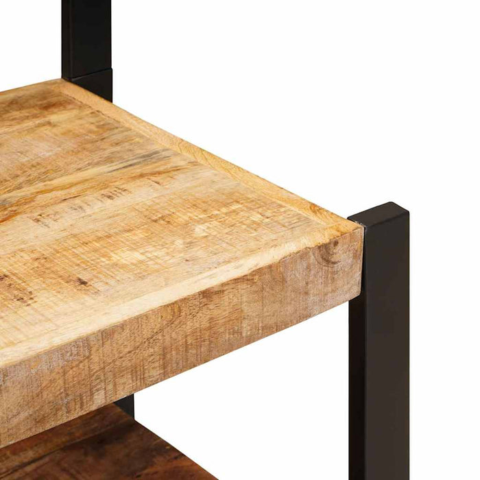 Klesstativ med skuff Brun 40 x 40 x 90 cm Massivt mangotre