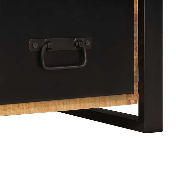 Klesstativ med skuff Brun 40 x 40 x 90 cm Massivt mangotre