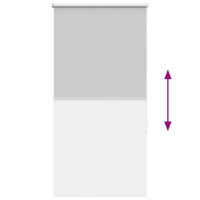 Rullegardin lystette 80x150 cm stoff bredde 75,7 cm polyester