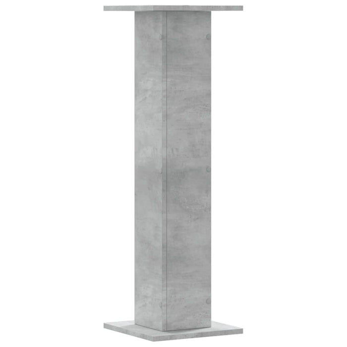 Plantestativer 2 stk betonggrå 30x30x95 cm konstruert tre