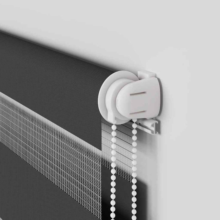 Sebragardin svart 85x150 cm stoff bredde 80,9 cm polyester