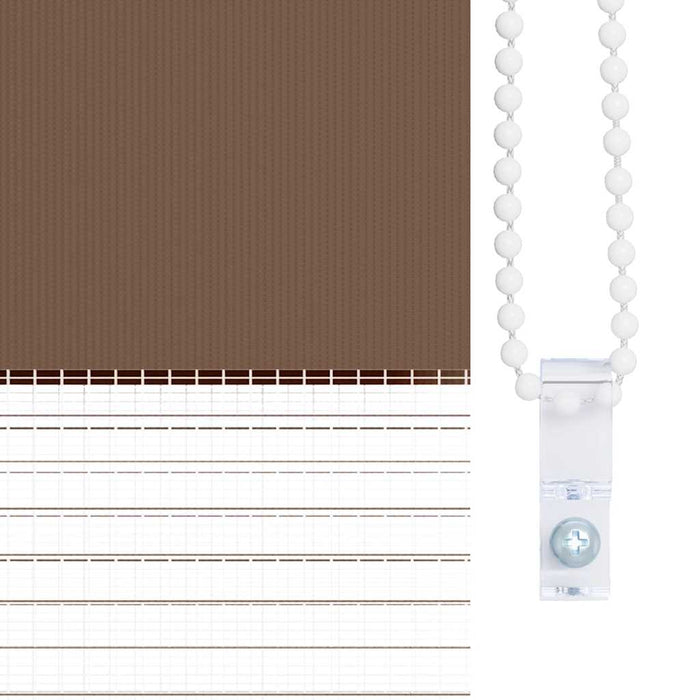 Sebragardin brun 145x100 cm stoff bredde 140,9 cm polyester