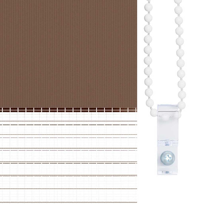 Sebragardin brun 165x230 cm stoff bredde 160,9 cm polyester