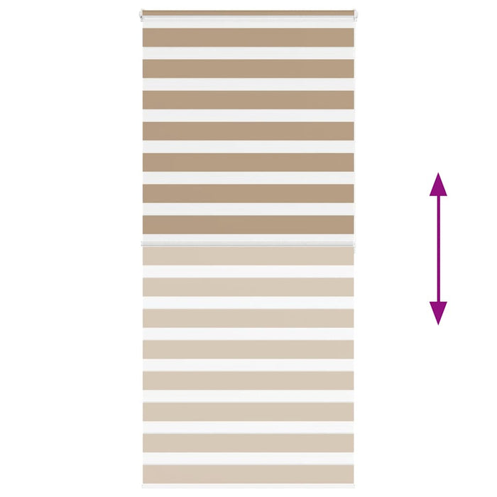 Sebragardin sandbrun 100x200 cm stoff bredde 95,9 cm polyester