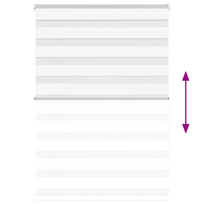 Sebragardin hvit 100x100 cm stoff bredde 95,9 cm polyester