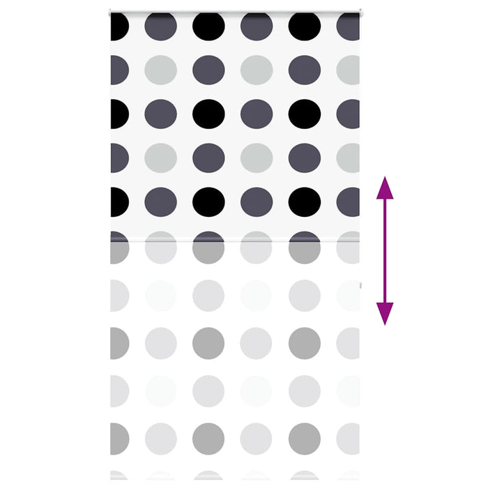 Dusjrullgardin med kassett 120x240 cm Stoffbredde 116 cm