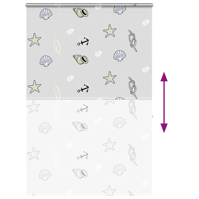 Dusjrullgardin Cassonetto 160x240 cm Stoff Bredde 156 cm