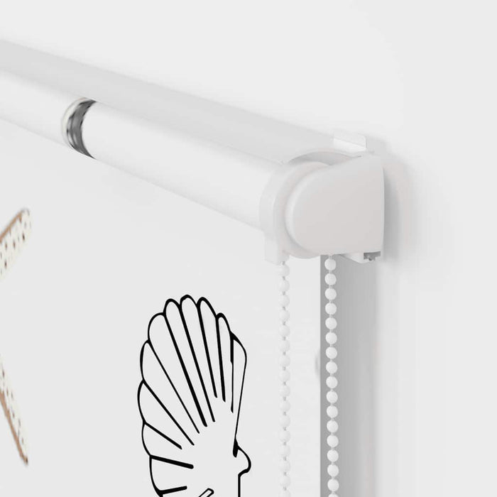 Dusjrullgardin Cassonetto 100x240 cm Stoff Bredde 96 cm