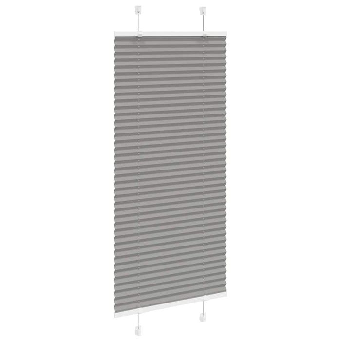 plisségardin antrasitt 60x150 cm Stoff Bredde 59,4 cm Polyester