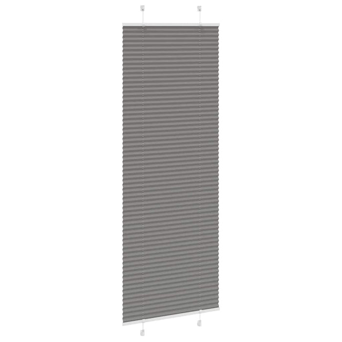 plisségardin antrasitt 70x200 cm Stoff Bredde 69,4 cm Polyester