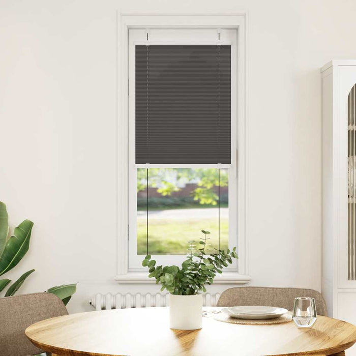 plisségardin sort 40x150 cm Stoff Bredde 39,4 cm Polyester