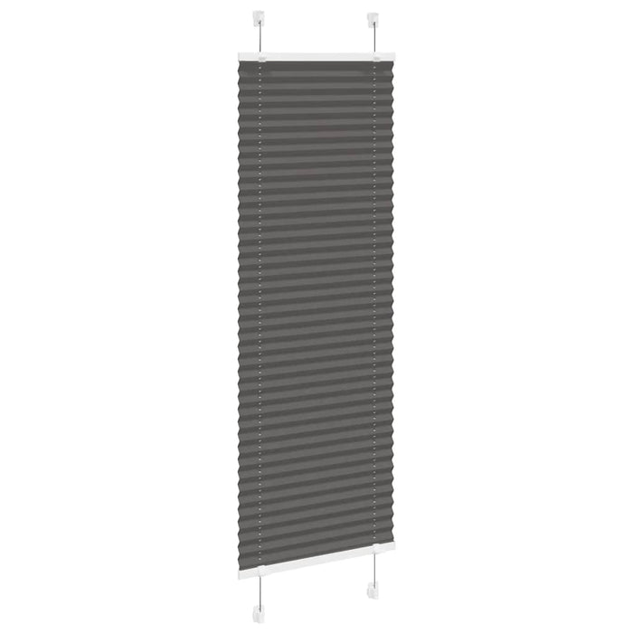 plisségardin sort 40x150 cm Stoff Bredde 39,4 cm Polyester