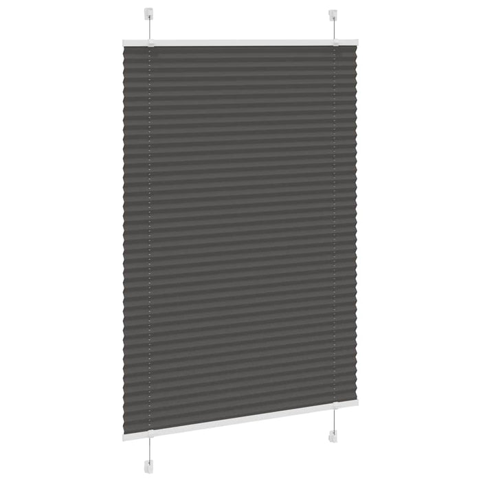 plisségardin sort 90x150 cm Stoff Bredde 89,4 cm Polyester