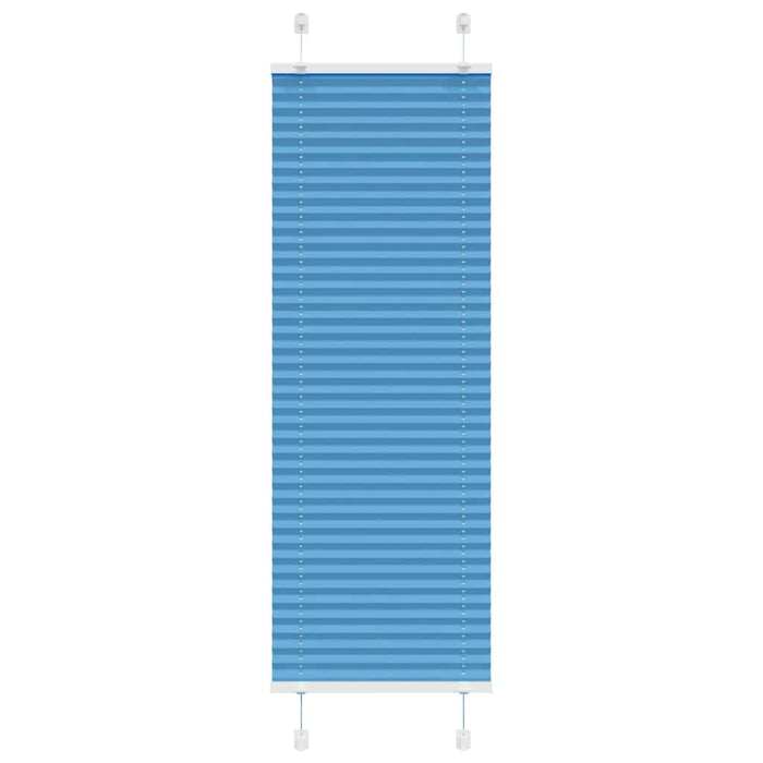 plisségardin blå 50x100 cm Stoff Bredde 49,4 cm Polyester