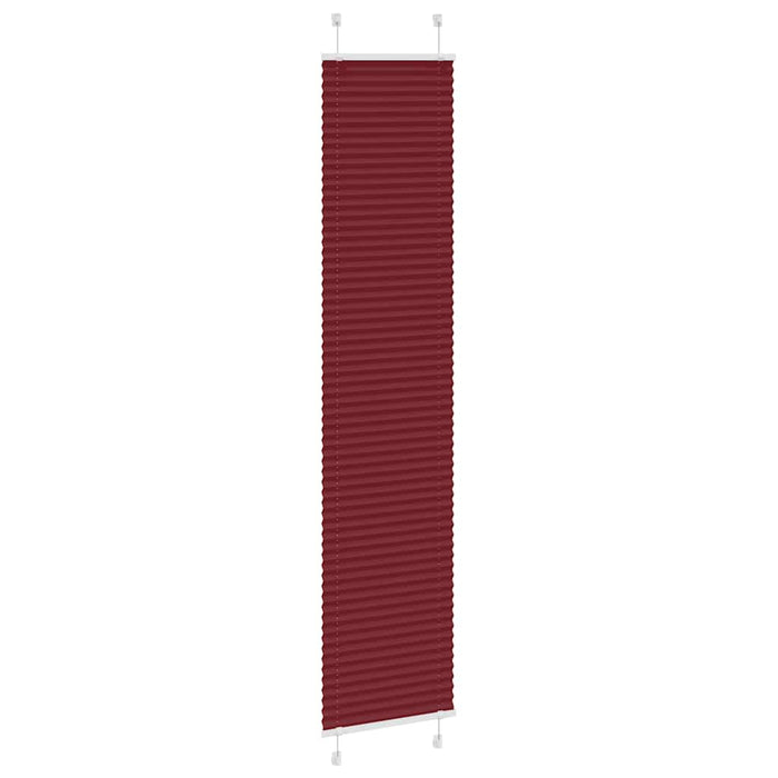 Plisségardin Bordeaux Rød 40x200 cm Stoff Bredde 39,4 cm