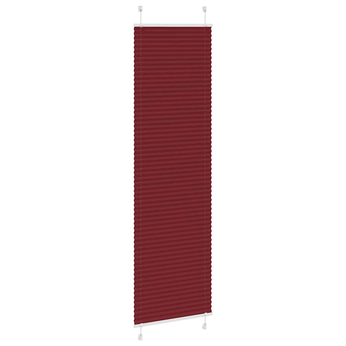 Plisségardin Bordeaux Rød 55x200 cm Stoff Bredde 54,4 cm