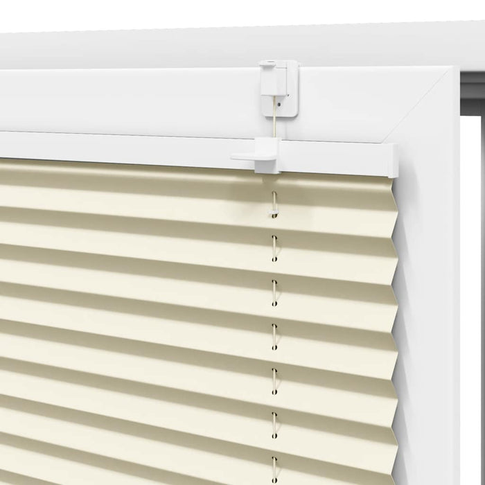 plisségardin krem 90x150 cm Stoff Bredde 89,4 cm Polyester