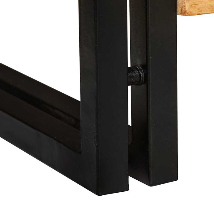 Sko Skap med hylle med dør Brun 90 x 38 x 45 cm heltre mango