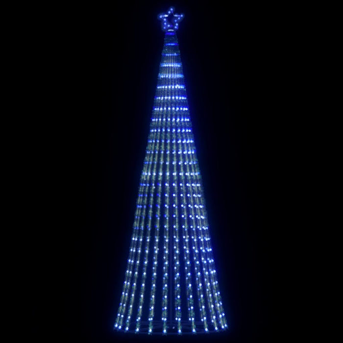 Juletre lyskjegle 475 LED blå 247 cm