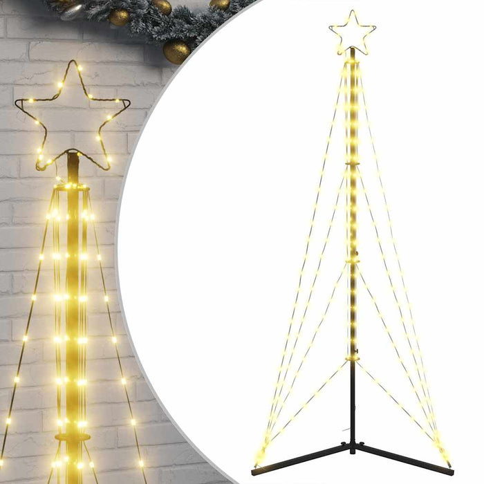 Juletrelys 363 LEDs varm hvit 182 cm