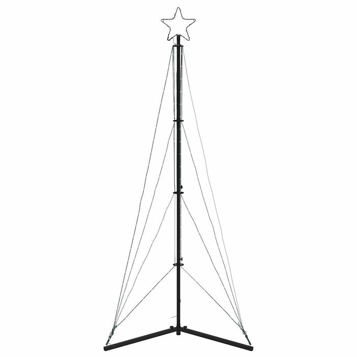 Juletrelys 363 LEDs fargerik 182 cm