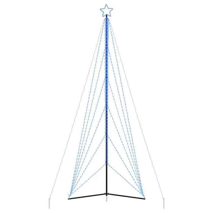 LED Juletre 861 LEDs Blå 478 cm