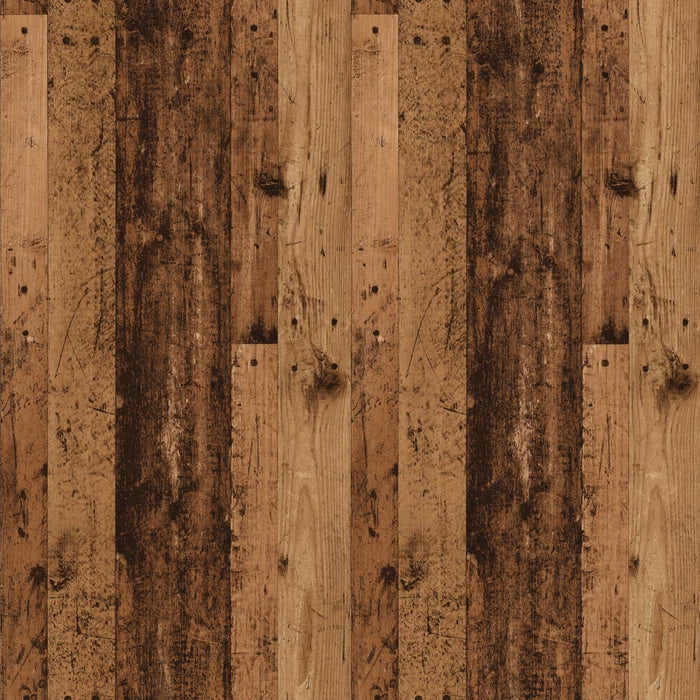 Skohylle gammelt tre 105x35x35 cm konstruert tre