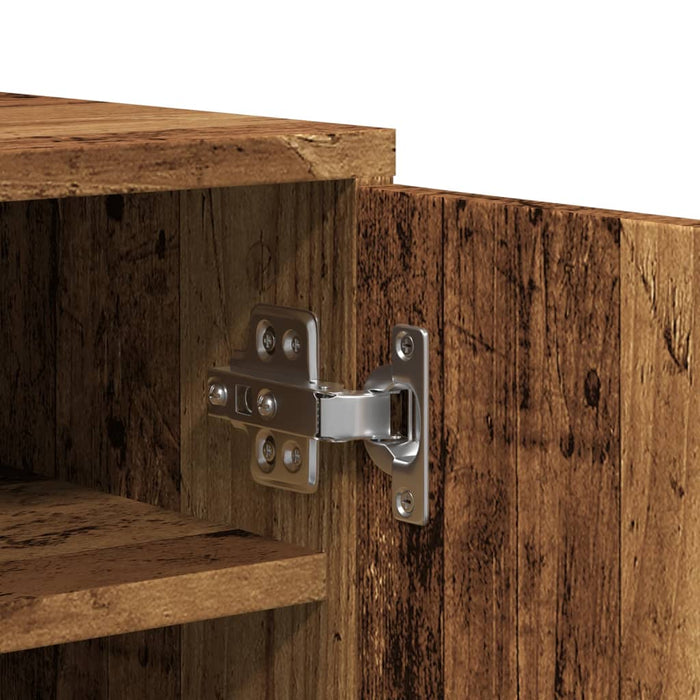 Skoskap gammelt tre 60x35x70 cm konstruert tre