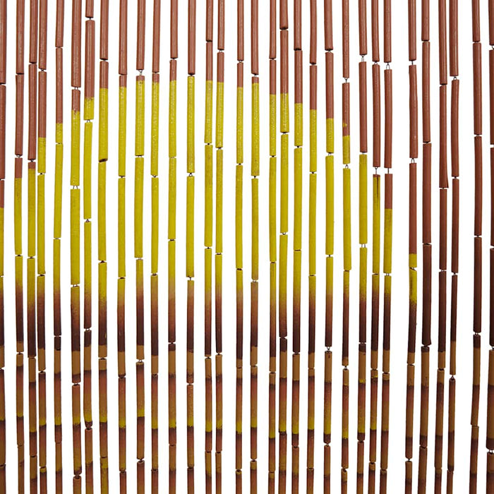 Insektdør gardin palmetretrykk 90x220 cm bambus