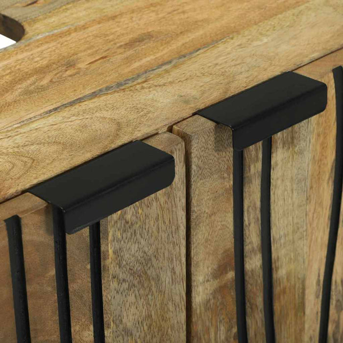 Servantskap 62 x 33 x 58 cm solid mangotre og konstruert tre