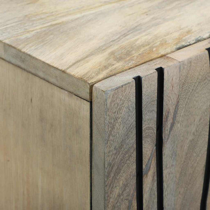 Vaskeskap med hylle med lagring med dør Brun, Svart 62 x 33 x 58 cm