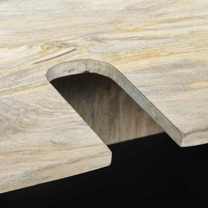 Vaskeskap med hylle med lagring med dør Brun, Svart 62 x 33 x 58 cm