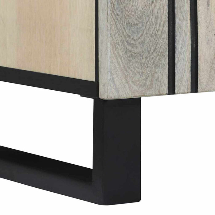 Vaskeskap med hylle med lagring med dør Brun, Svart 62 x 33 x 58 cm