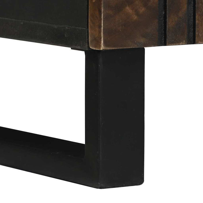 Baderomsskap 38x33,5x58 cm i solid mangotre