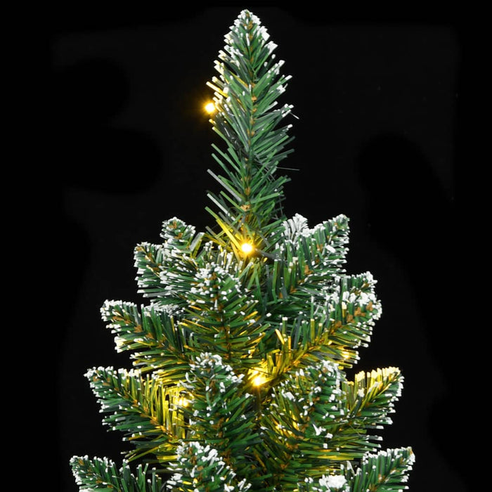 Kunstig slankt juletre 300 LED 180 cm