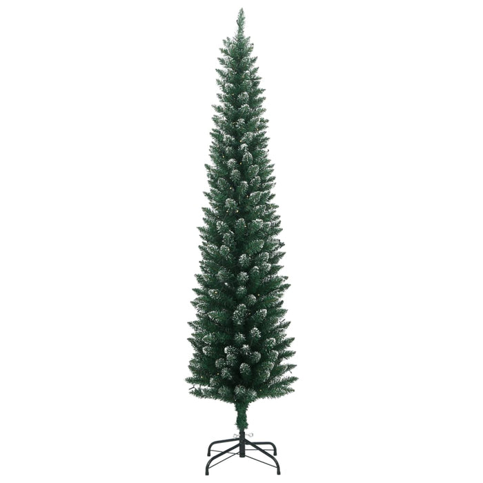 Kunstig slankt juletre 300 LED 210 cm