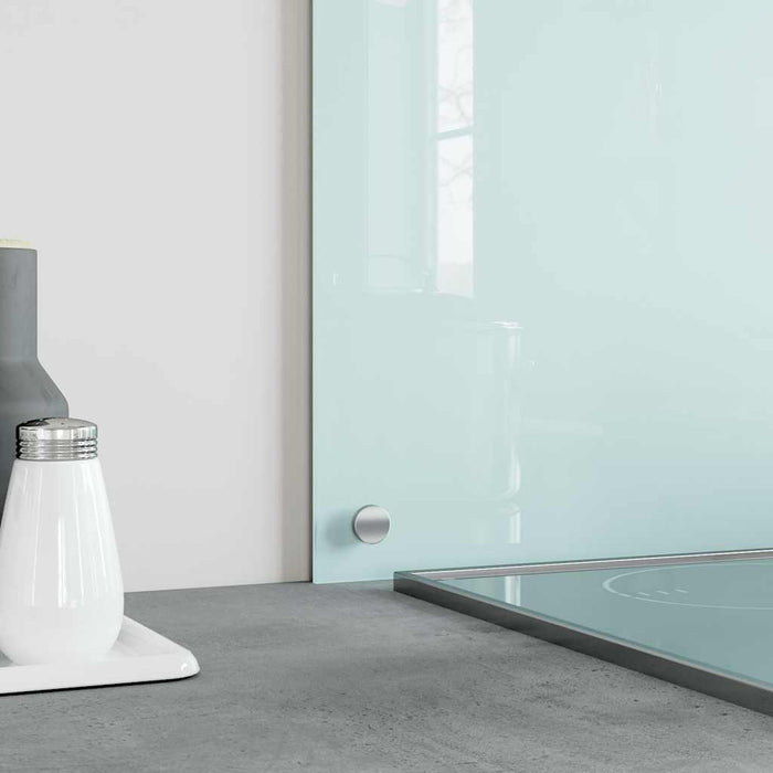 Kjøkkenplater 2 stk hvit 70x40 cm herdet glass