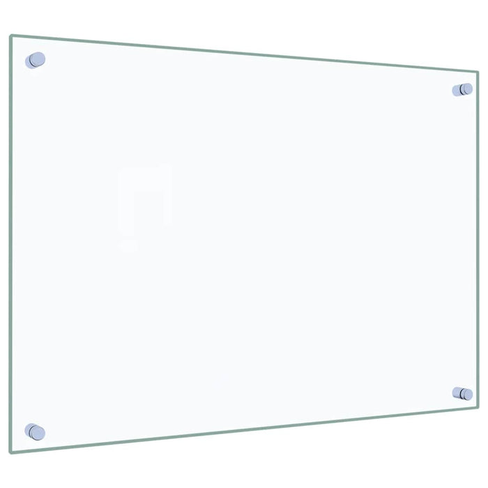 Kjøkkenplater 2 stk gjennomsiktig 70x50 cm herdet glass