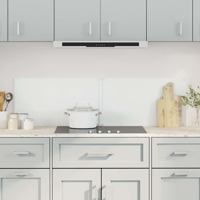 Kjøkkenplater 2 stk gjennomsiktig 70x50 cm herdet glass