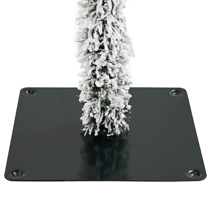 Kunstig juletre Hvit 86 x 86 x 210 cm Plast og metall