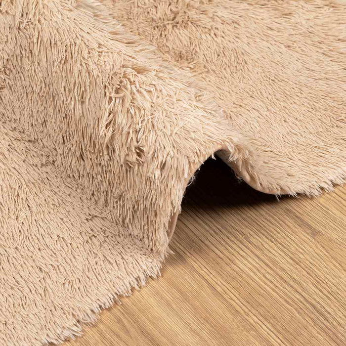 Flossteppe med lang luv NAVARRA beige 240x340 cm polyester